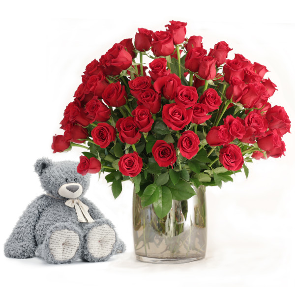 Valentine S Day Roses 100 Rose Grand Gesture Package 1 Florist In Central Ohio Flowerama