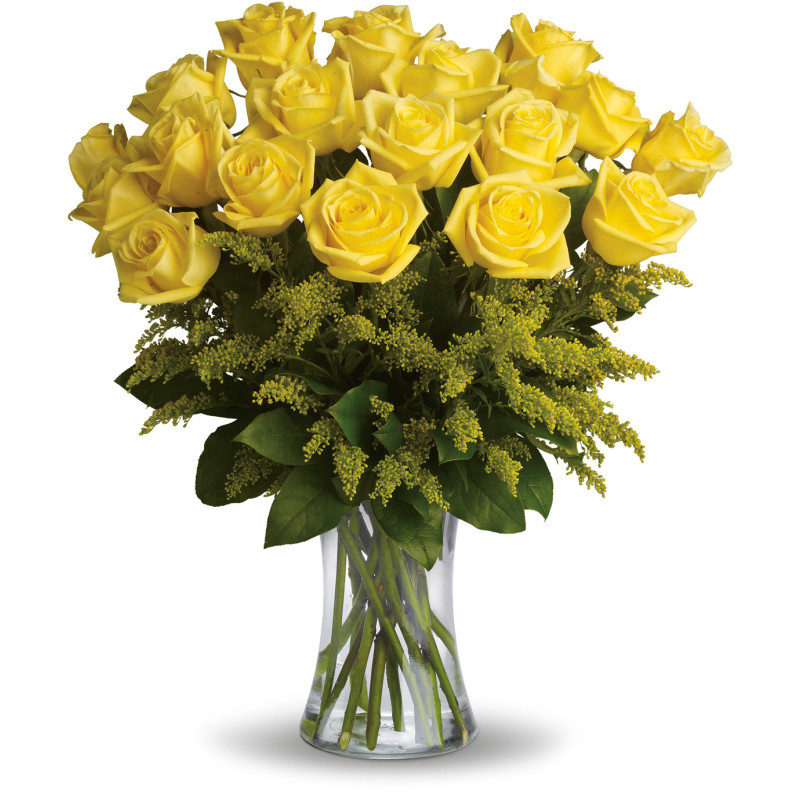 beautiful yellow roses bouquet